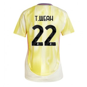 Juventus Timothy Weah #22 Dámské Venkovní Dres 2024-25 Krátký Rukáv